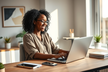 A person applying for a credit card online with immediate approval