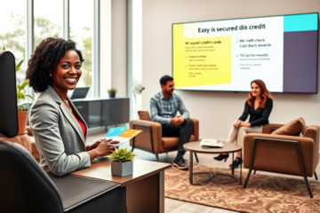 Featured image illustrating easy and secure credit card options for building credit history.