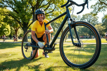 A close-up image of a bicycle's quick release mechanism illustrating its function and safety features.