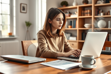 Image showing a person checking their available credit balance online.