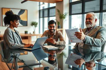 A digital interface showing the pre-approval process for loans.