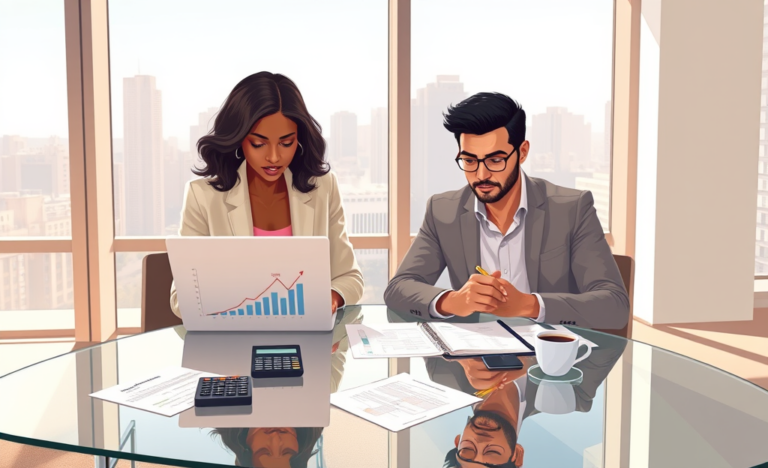 Illustration explaining fixed and variable installments in loan payments.