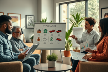 A visual guide illustrating different types of loans available for individuals.