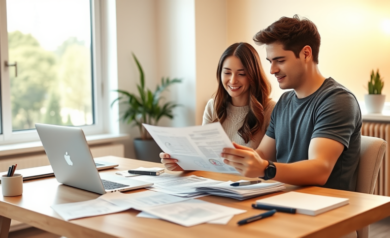 A person reviewing loan options to avoid complications.