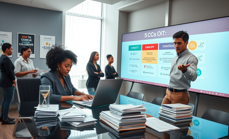 A person reviewing documents and calculating finances for a secure loan request.