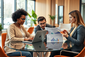 Person using a credit simulator to understand credit score changes.